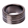 Kiotos Cockring RIBBED Black 25mm